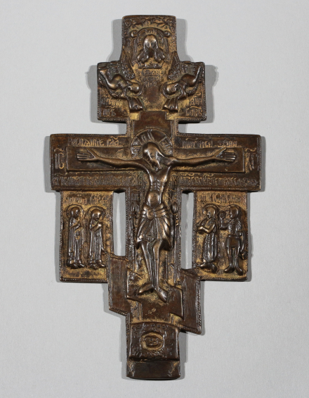 Крест Распятие Христовос предстоящими святыми - фото - 1