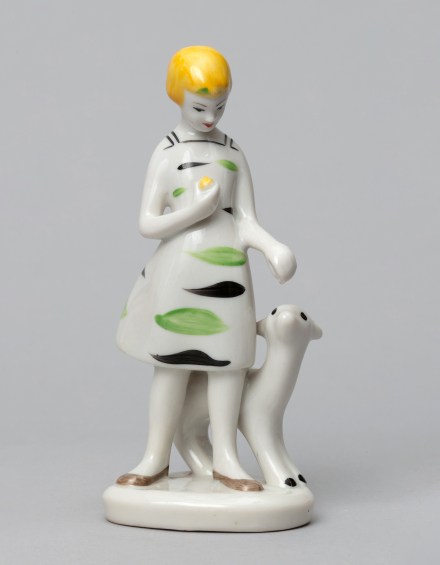 Скульптура Девочка с козликом - фото - 5