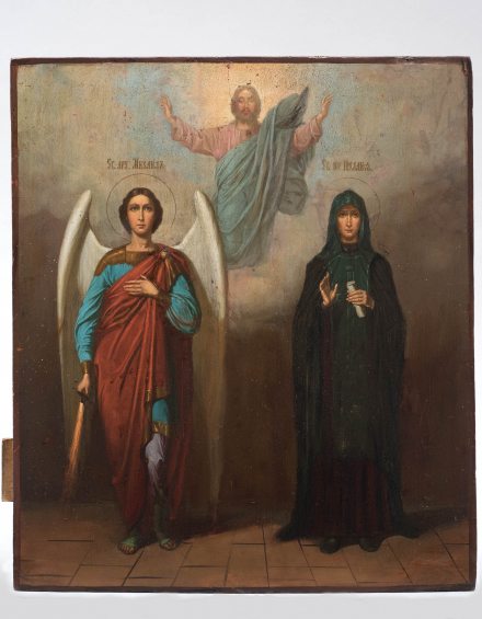 Икона Святые Архангел Михаил и Пелагея - фото - 5