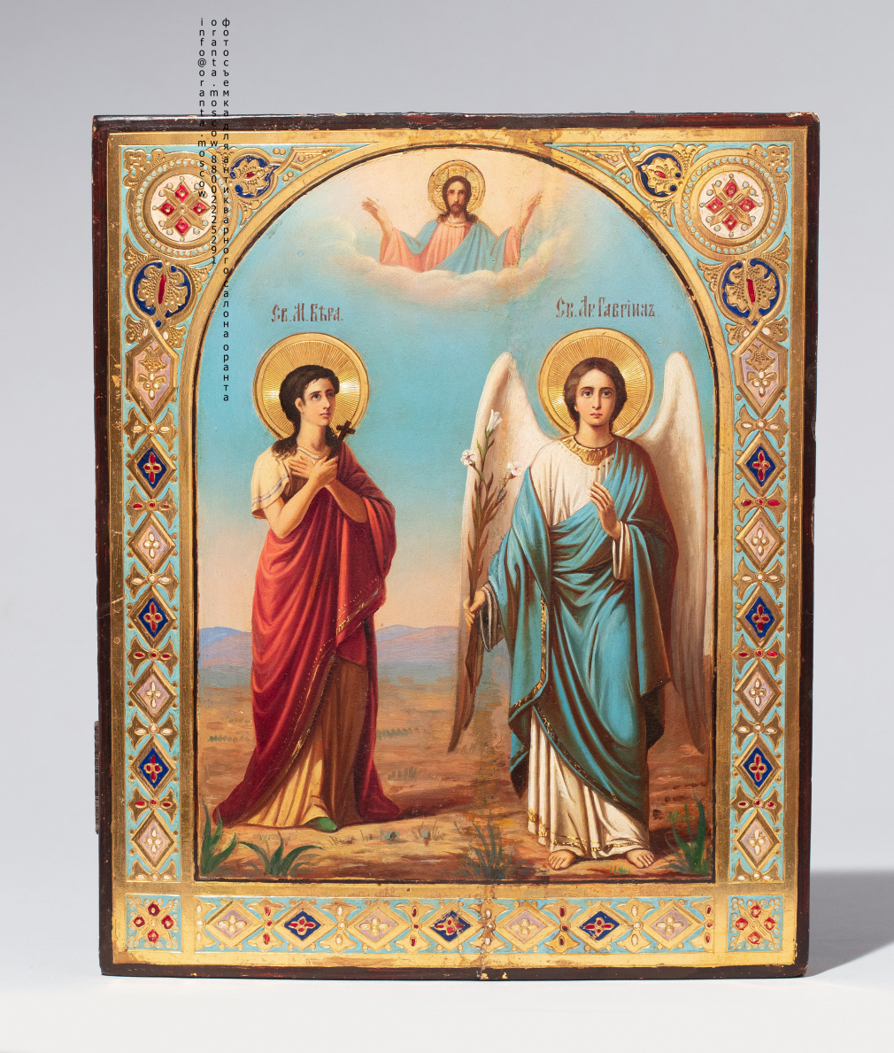 Икона Святые Вера и Архангел Гавриил - фото - 5