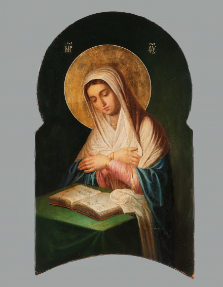 Икона Богородица из сюжета Благовещение - фото - 2