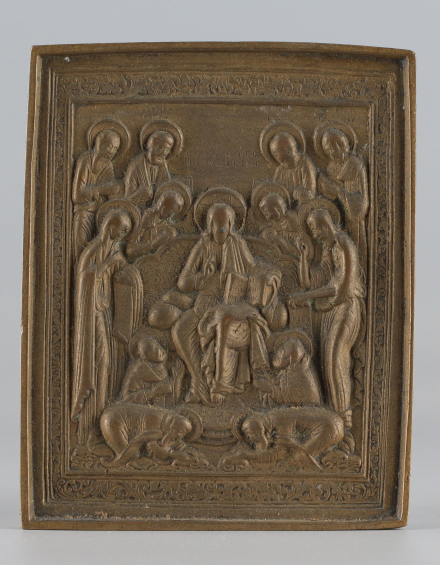Икона Деисусный чин с припадающими святыми - фото - 3