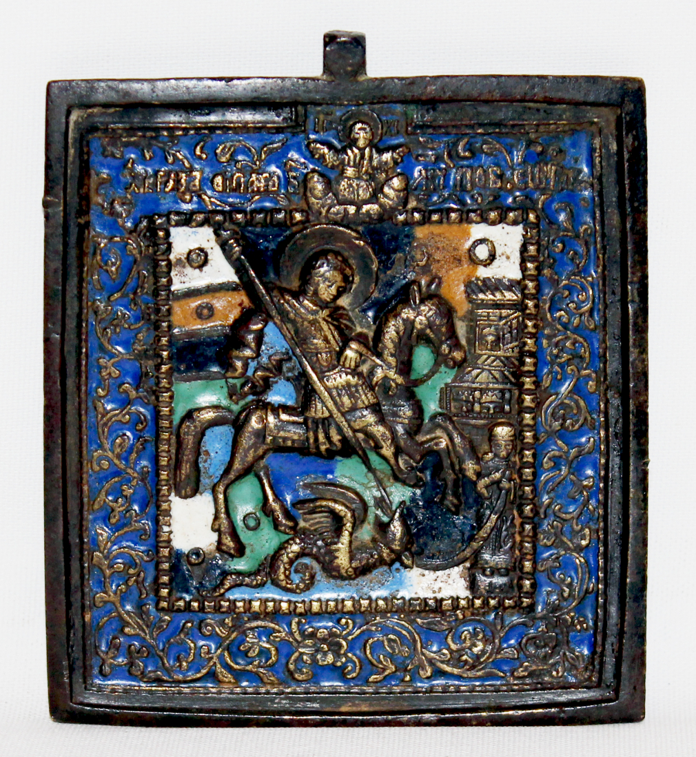 Икона Святой Георгий Победоносец - фото - 2