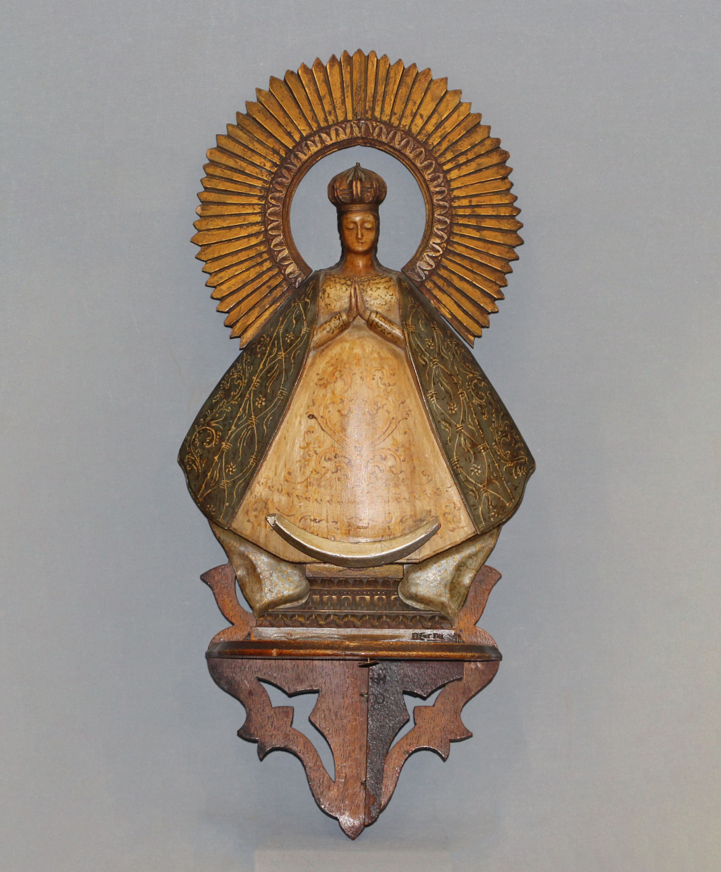 Резная скульптура Дева Мария Гвадалупе - фото - 4