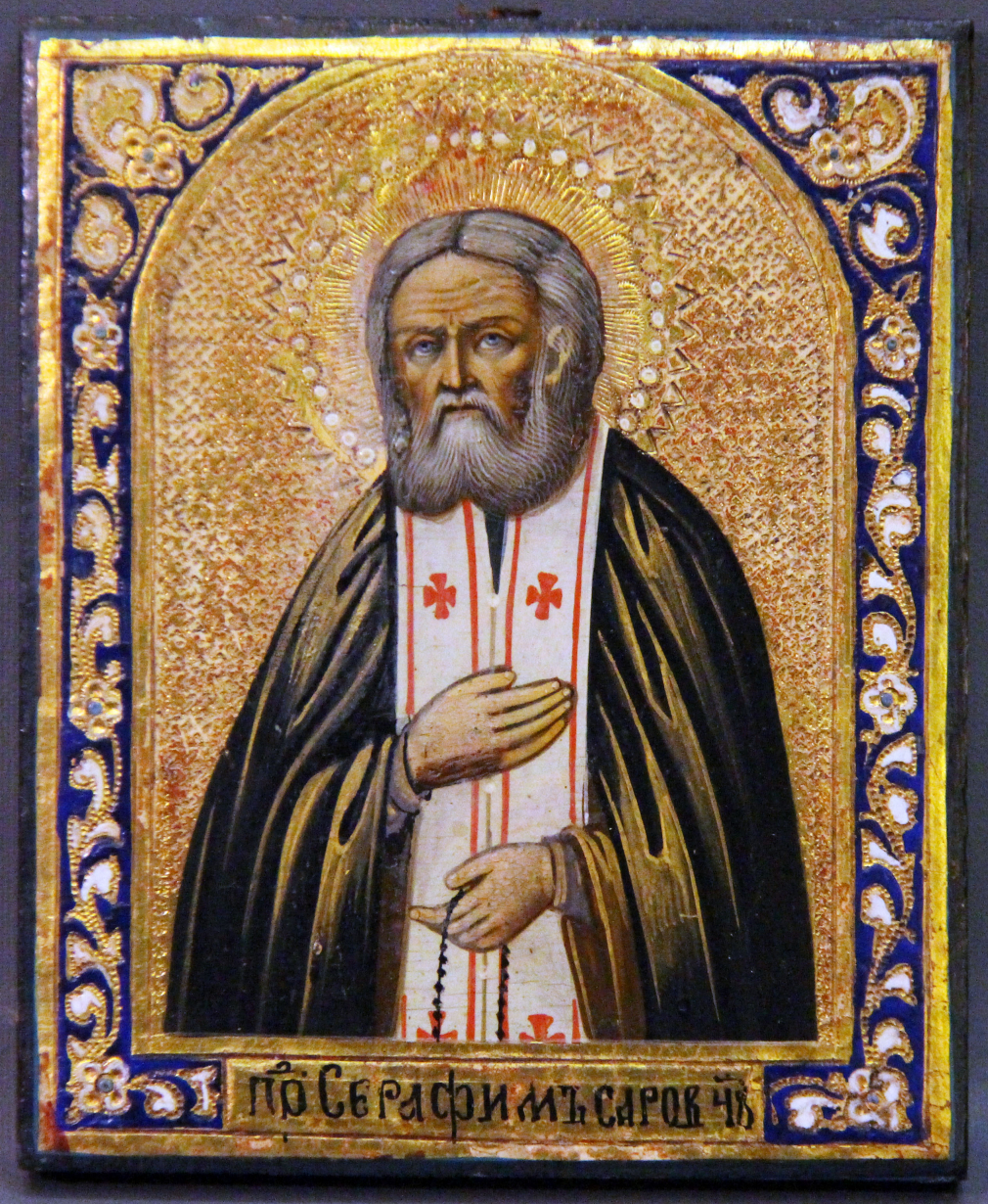 Икона Святой Серафим Саровский 595-17