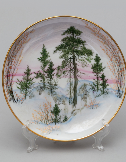 Декоративная тарелка из серии «Пейзажи Урала» - фото - 6