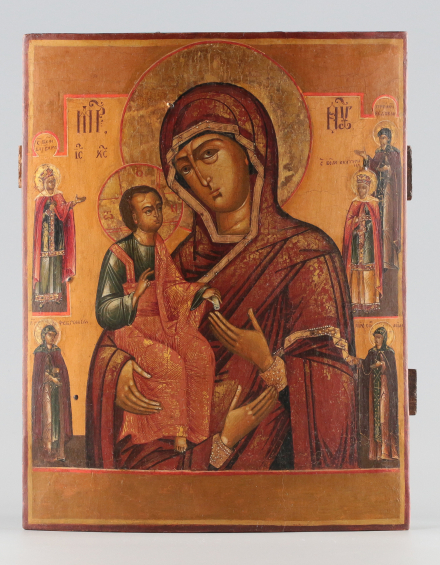 Икона Богородица Троеручица - фото - 4