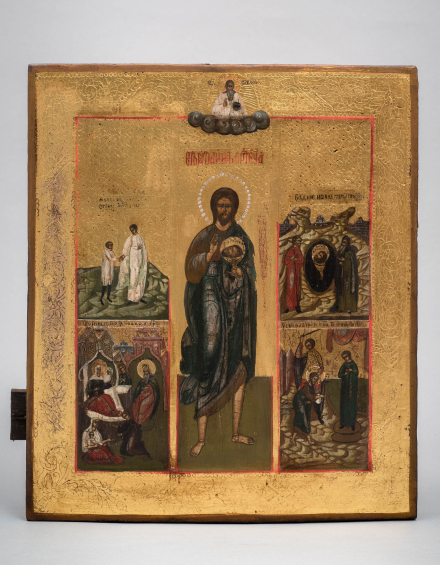 Икона Святой Иоанн Креститель с житием - фото - 5