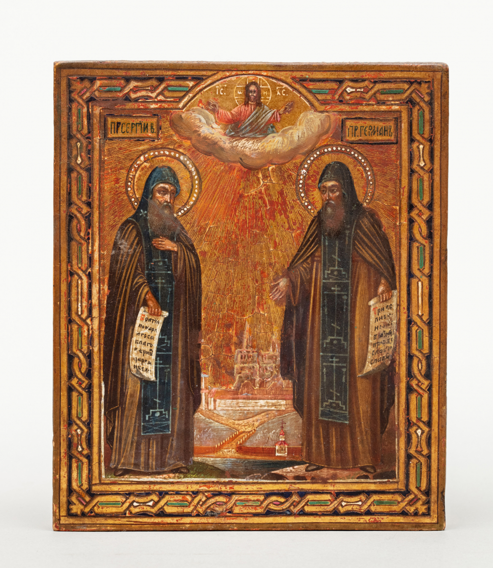 Икона Святые Сергий и Герман Валаамские - фото - 6