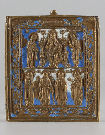 Икона Деисусный чин с избранными святыми - фото - 2