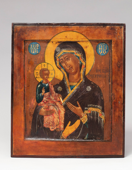 Икона Богородица Троеручица - фото - 8
