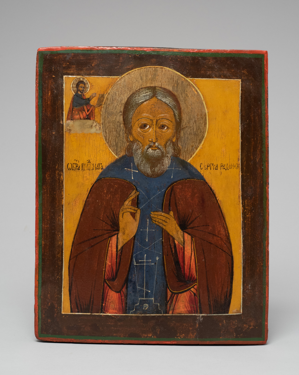 Икона Святой Сергий Радонежский - фото - 6