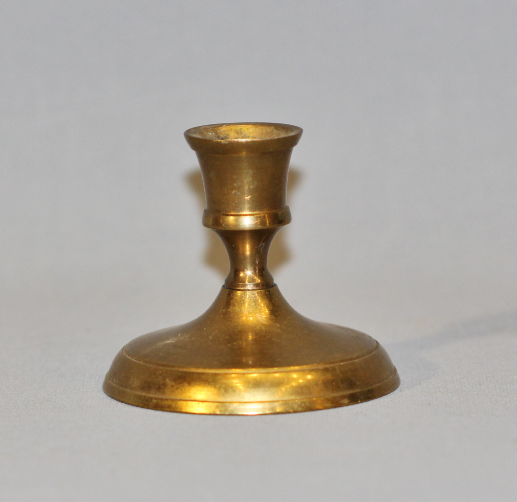 Подсвечник бронзовый на одну свечу - фото - 2