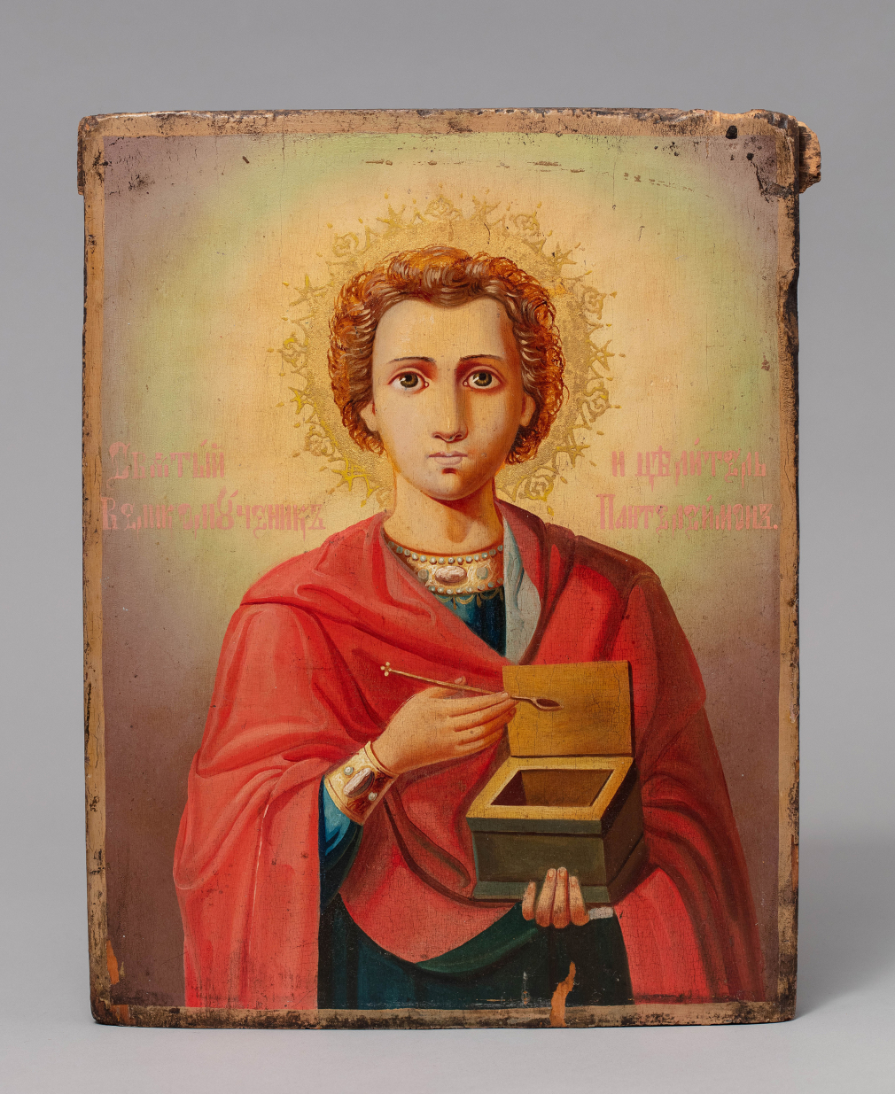 Икона Святого Пантелеимона 587-18