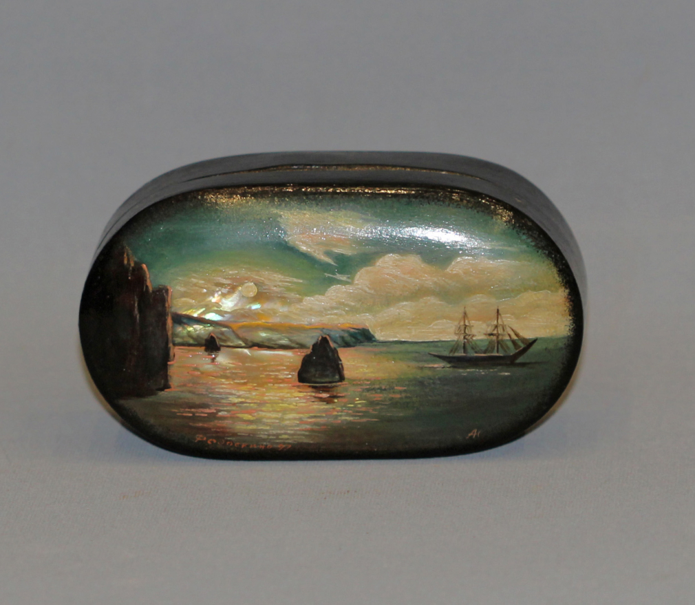 Шкатулка с морским пейзажем - фото - 3