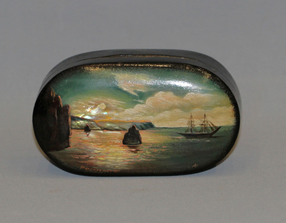 Шкатулка с морским пейзажем - фото - 3