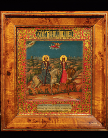 Икона Святые Князья Борис и Глеб - фото - 5
