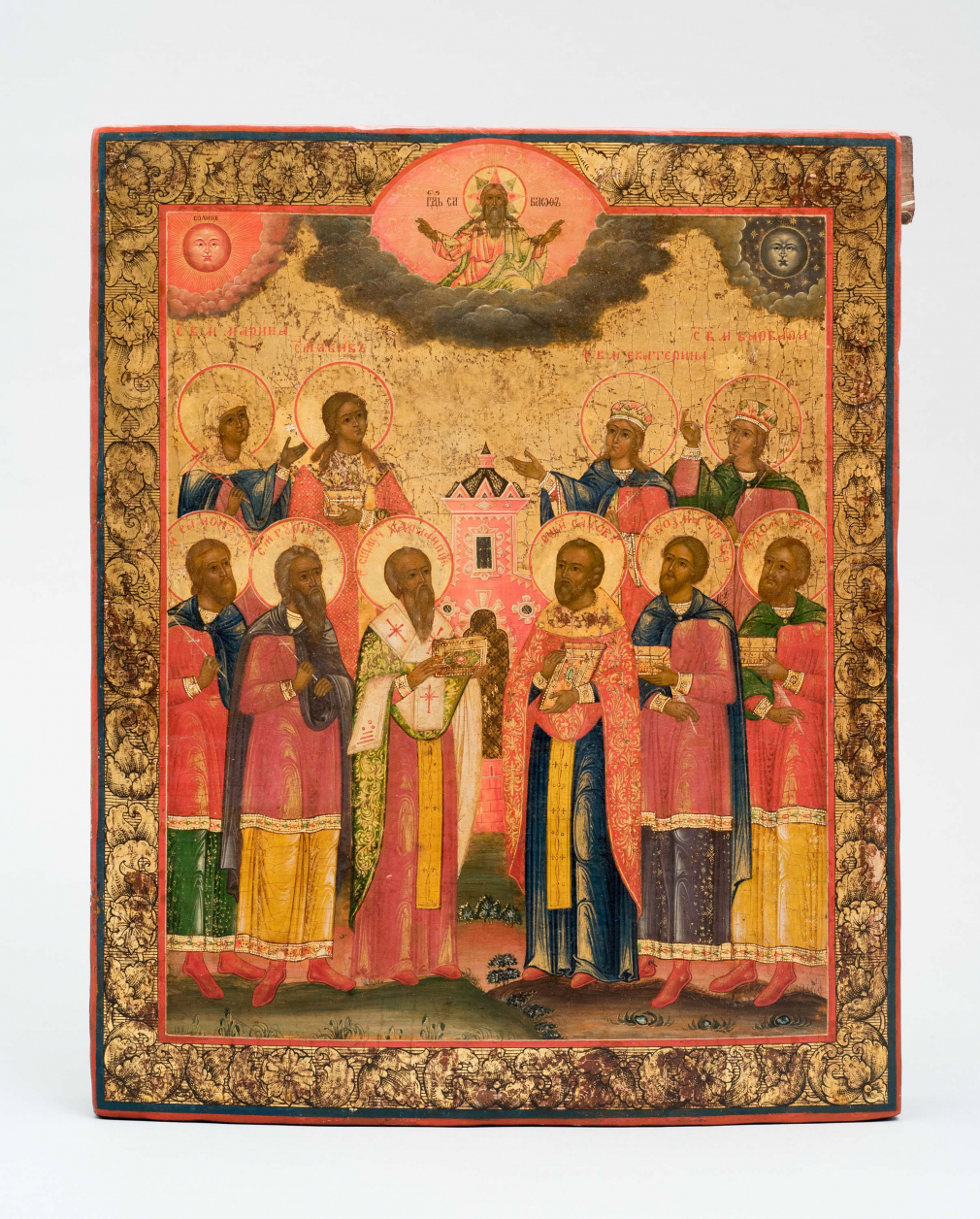 Икона Избранные святые 210-19