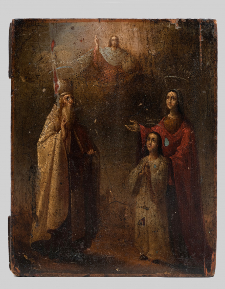 Икона Святые Тимофей, Евгения и мученица Надежда - фото - 4