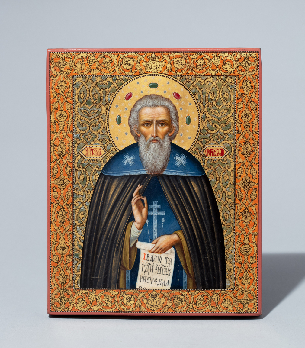 Икона Святой Преподобный Савва Сторожевский, Звенигородский, игумен 171-20