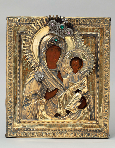 Икона Богородица Смоленская/ Одигитрия - фото - 9
