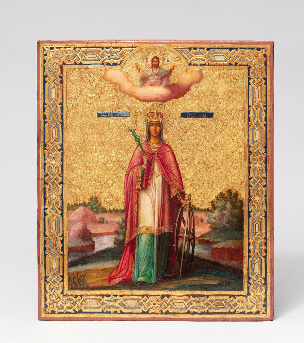 Икона Святая Екатерина Александрийская 400-20