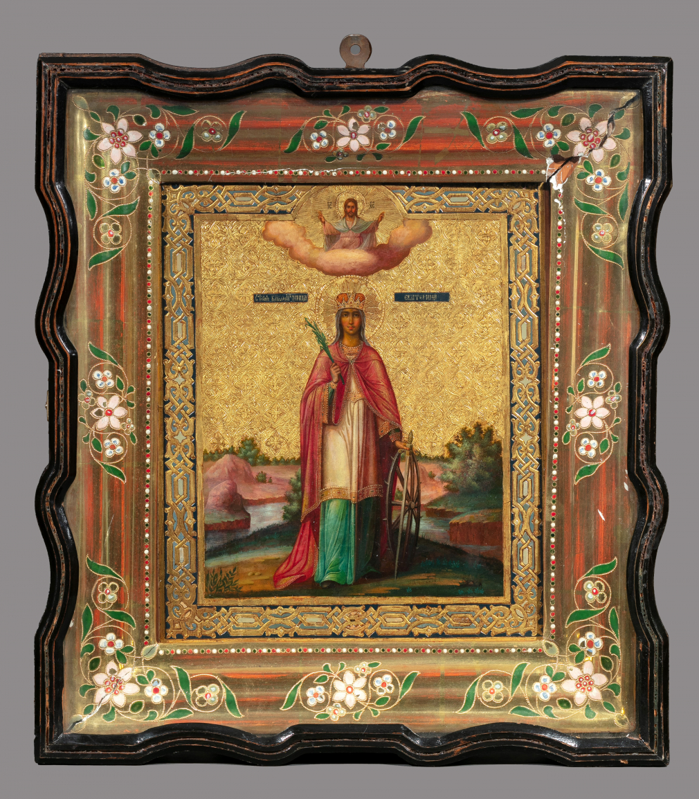 Икона Святая Екатерина Александрийская - фото - 5