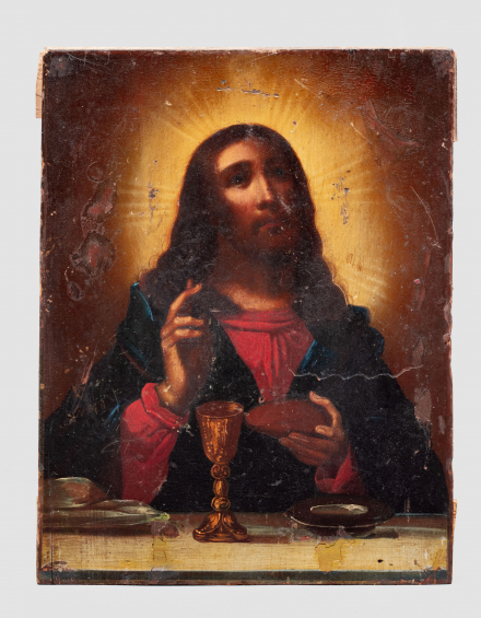 Икона Христос с Хлебом и Вином - фото - 4
