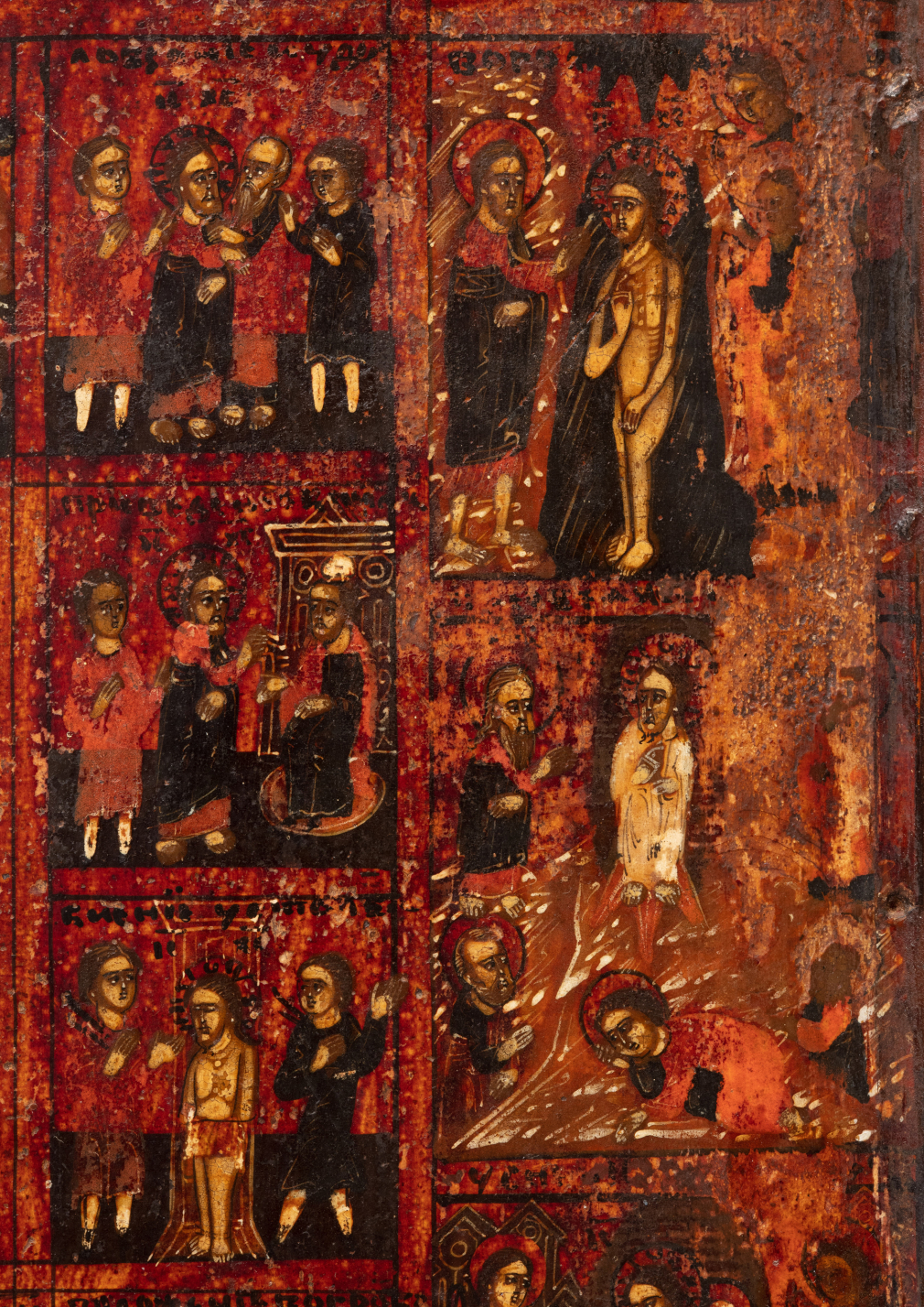Икона Праздники двунадесятые со страстями 749-14