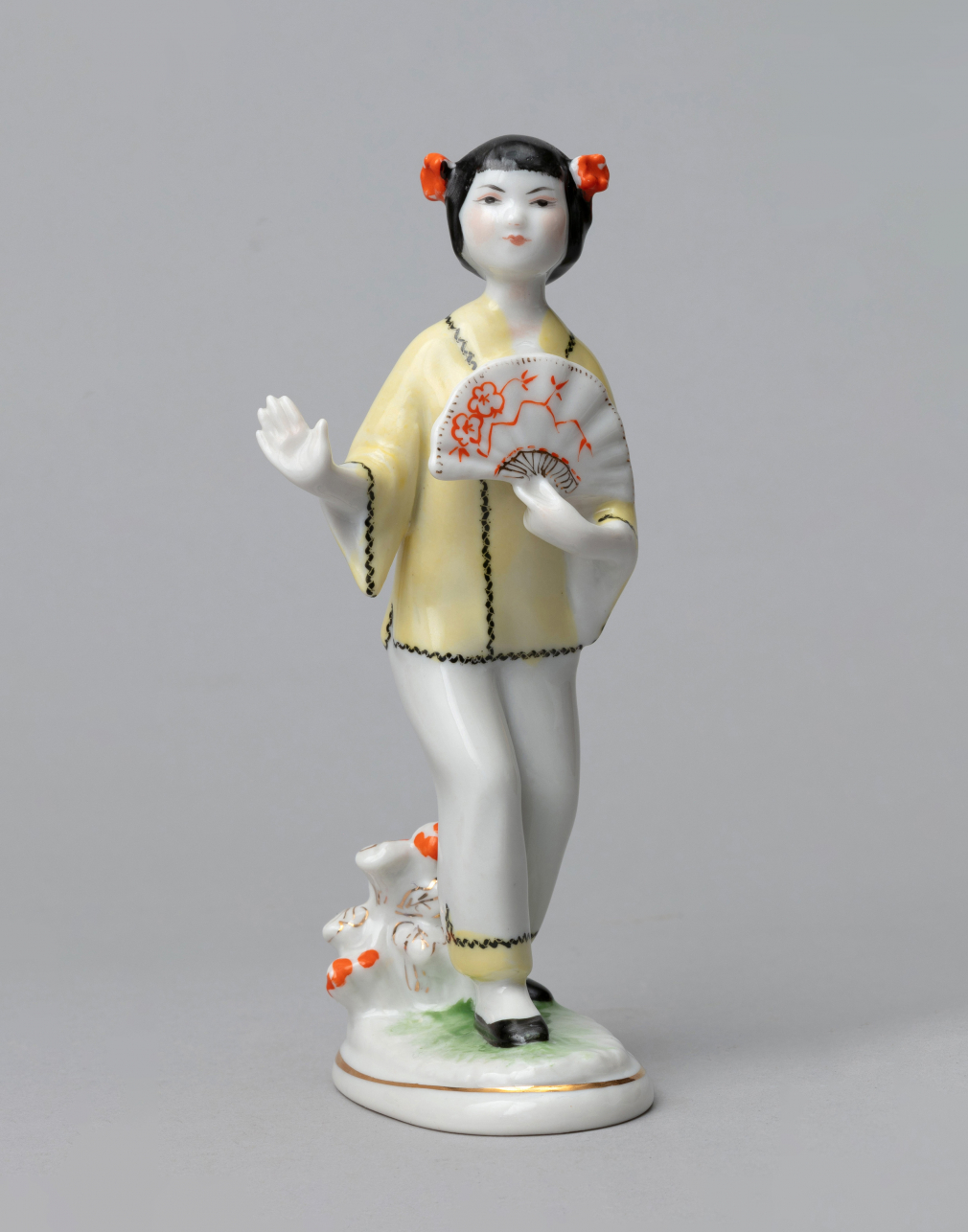 Скульптура Китаянка с веером 55-21