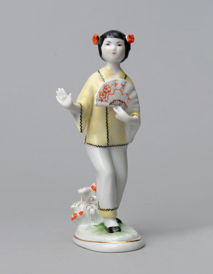 Скульптура Китаянка с веером - фото - 5