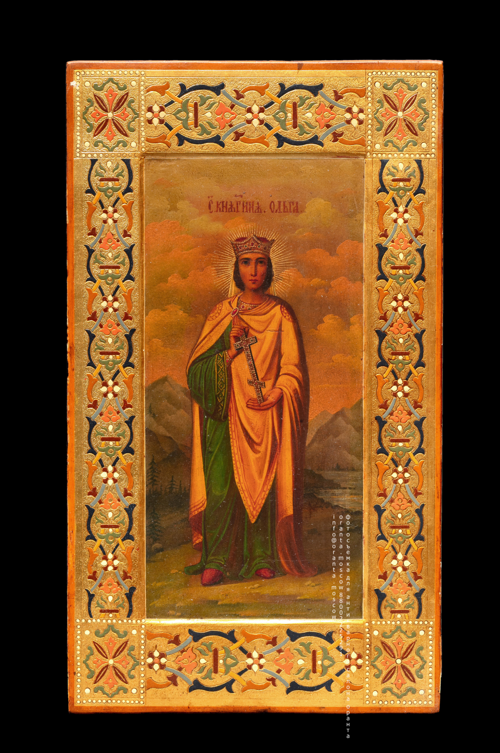 Икона Святая Княгиня Ольга 76-21