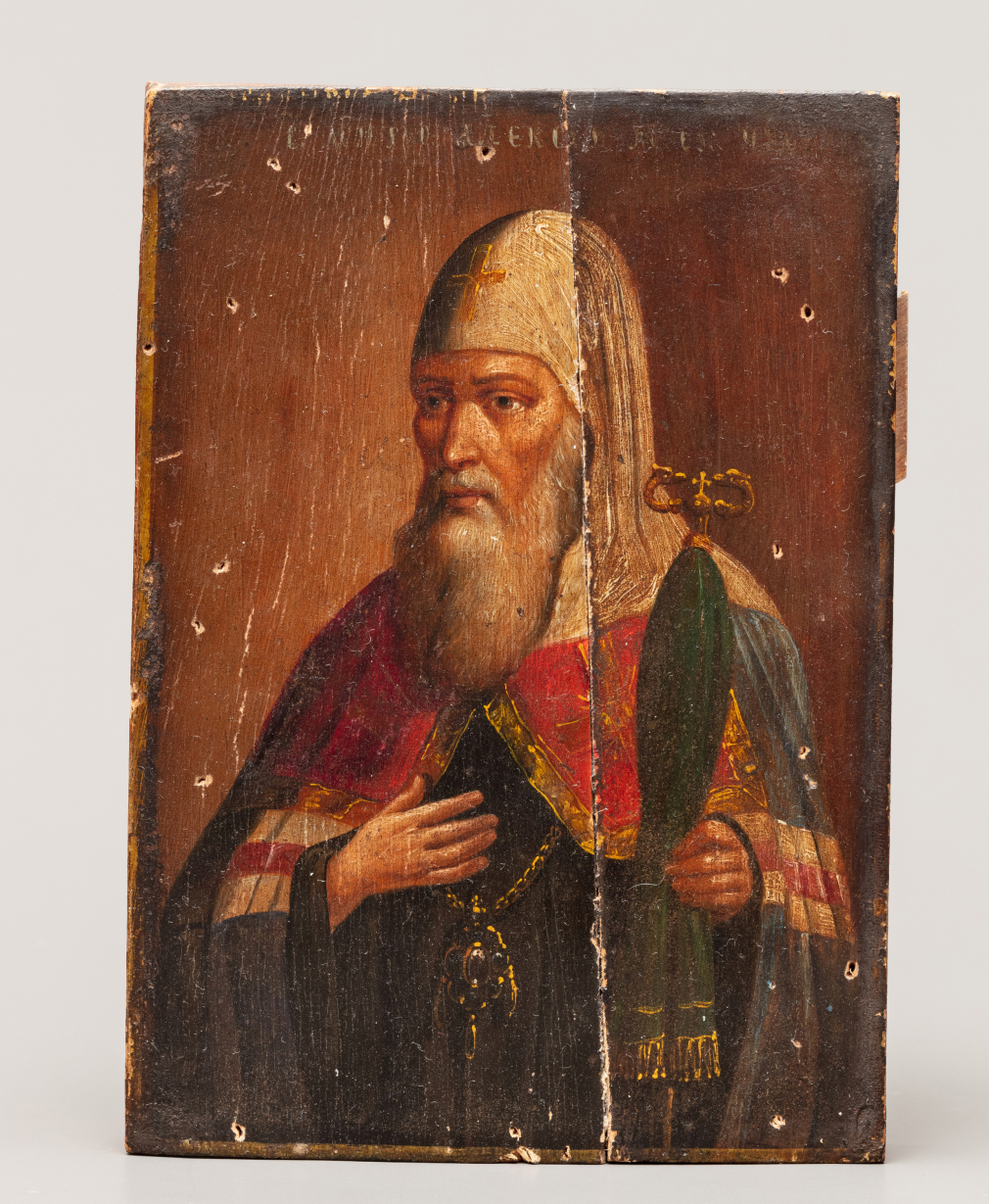 Икона Святой Алексей Митрополит Московский - фото - 2