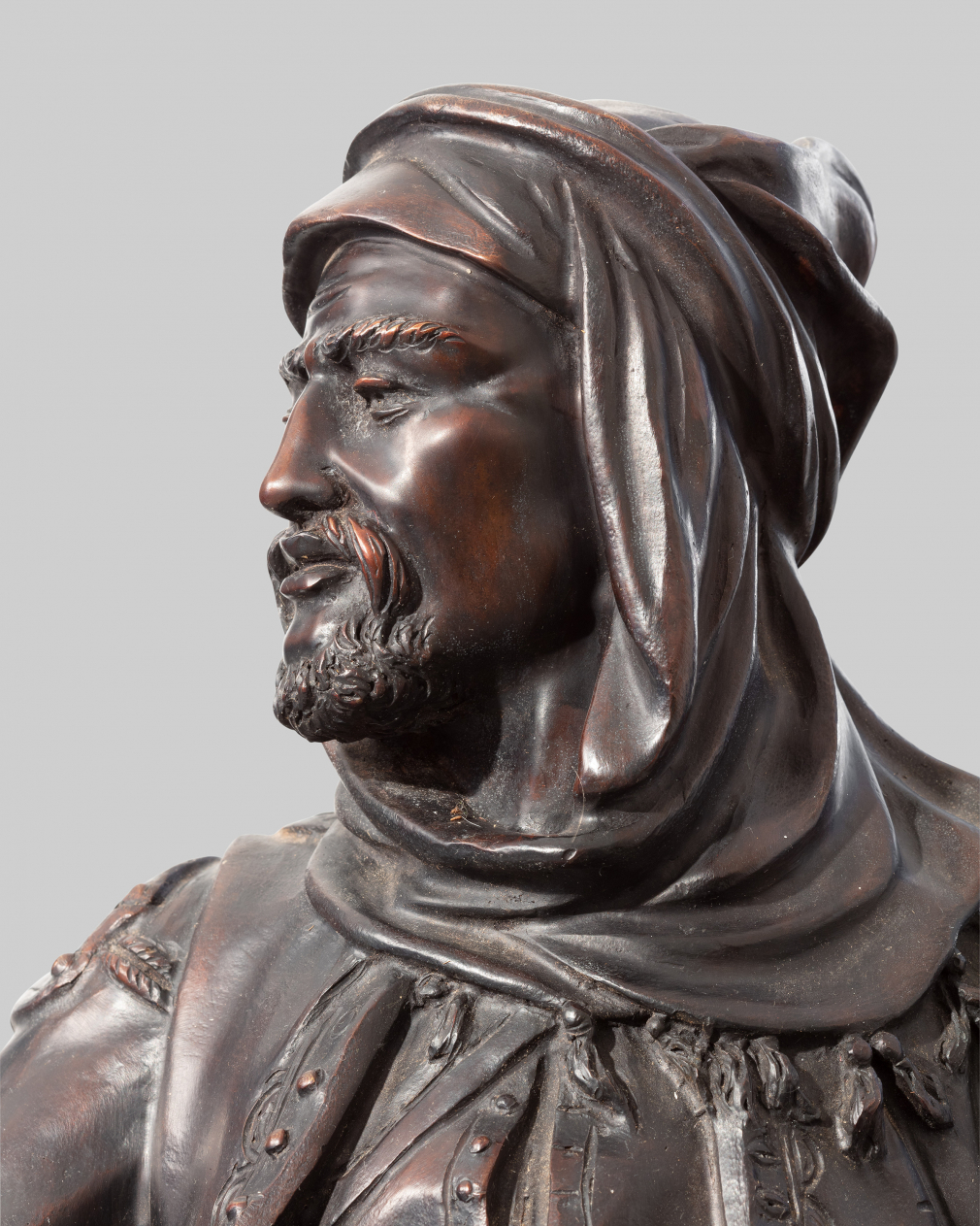 Бронзовая скульптура Араб на коне 335-21