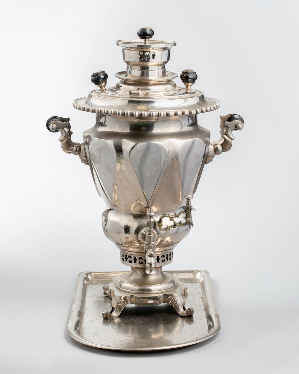 Самовар с подносом фирмы Баташев в Туле - фото - 7