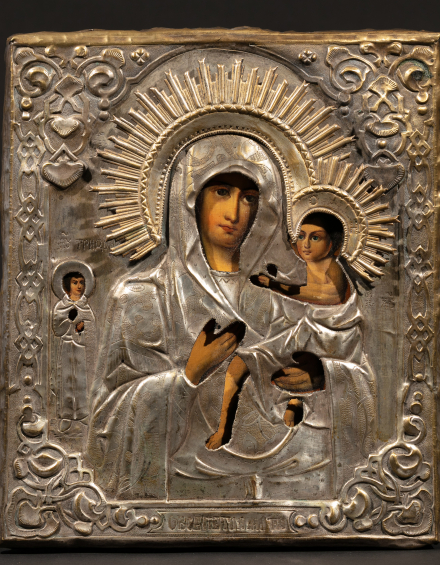 Икона Богородица О Всепетая Мати с мучеником Трифоном - фото - 2