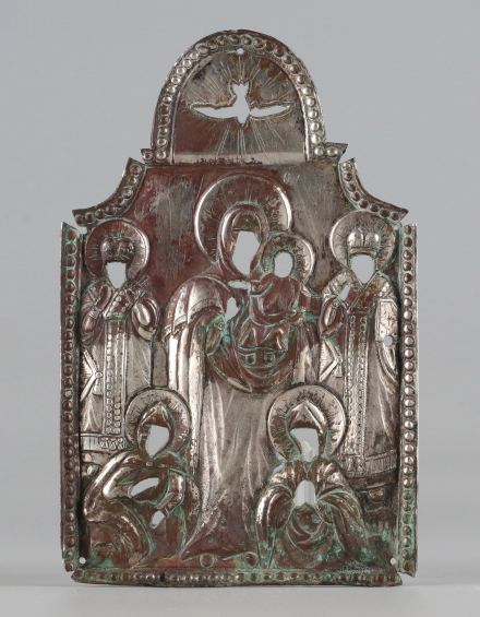 Оклад для иконы Богородица Печерская - фото - 3