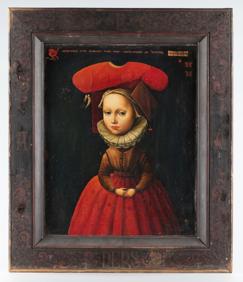 Портрет Девочки в красной шляпе - фото - 1
