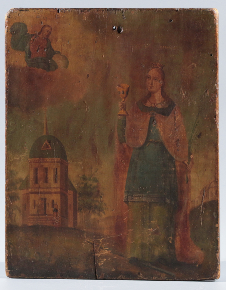 Икона Святая мученица Варвара - фото - 2