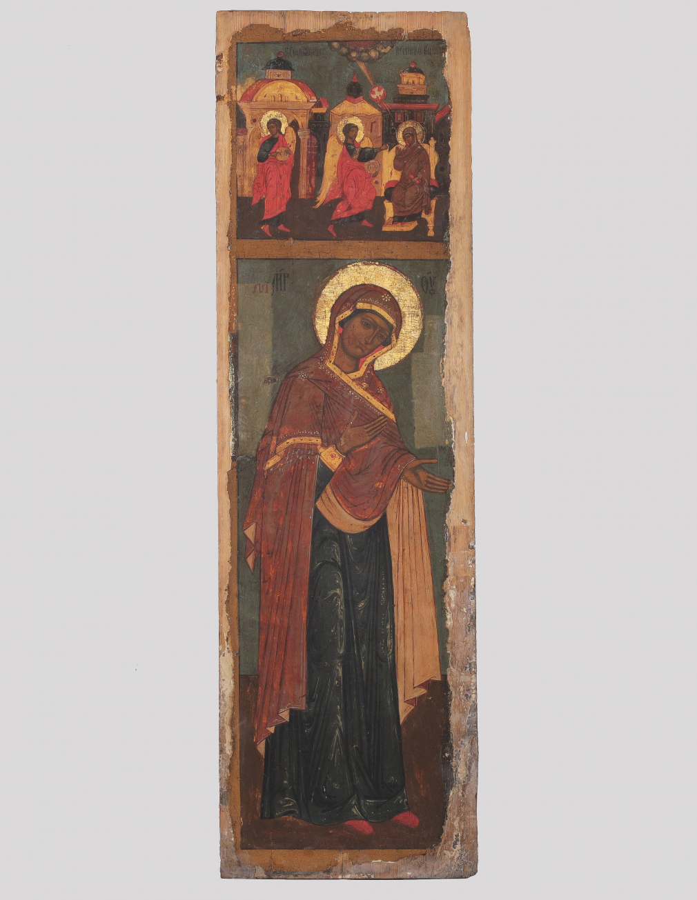 Богородица чиновая с иконой Благовещения Пресвятой Богородицы - фото - 3
