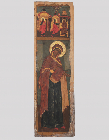 Богородица чиновая с иконой Благовещения Пресвятой Богородицы - фото - 3
