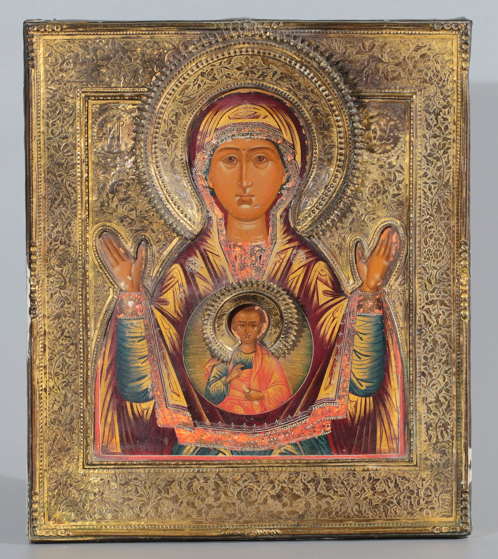 Икона Богородица Знамение (Оранта) 251-22