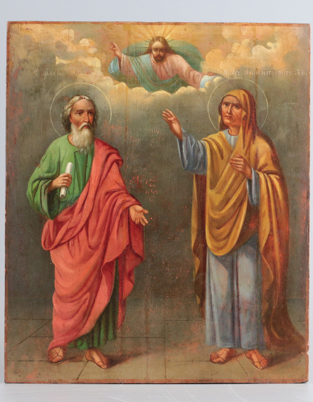 Икона Святой Апостол Карп и Анна Пророчица Мати Богородицы - фото - 2