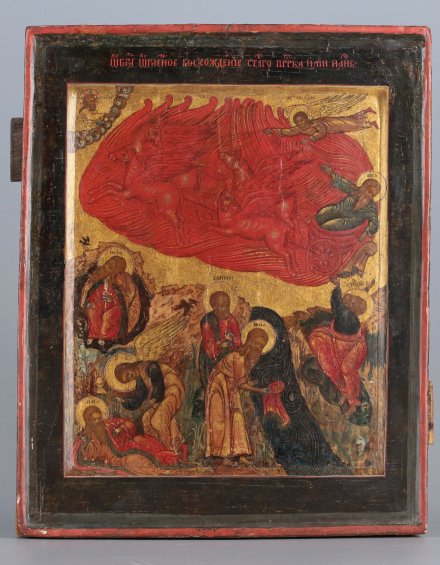 Икона Огненное восхождение пророка Илии - фото - 2