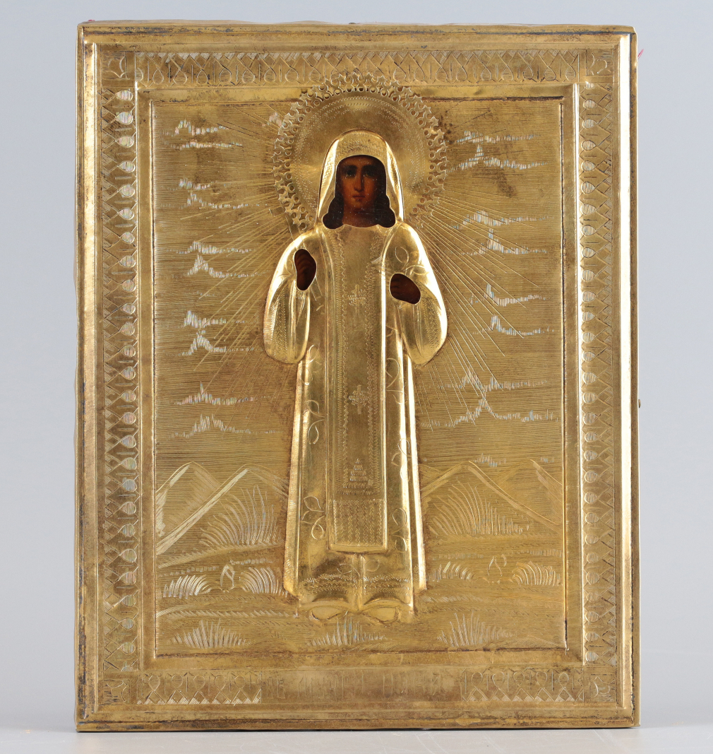 Икона Святая мученица Нина 0011-23