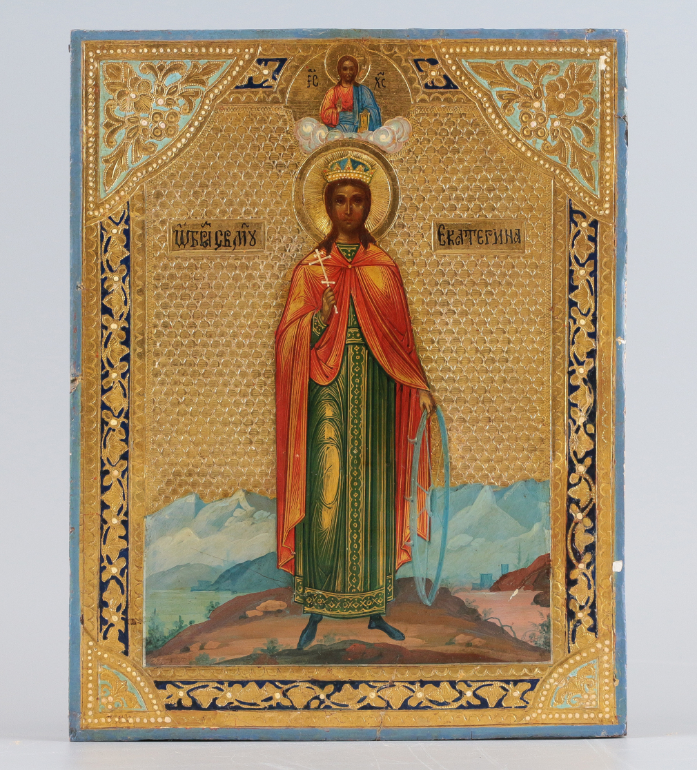 Икона Святая мученица Екатерина 0012-23