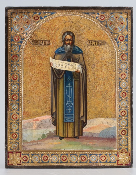 Икона Святой преподобный Иоанн Лествичник - фото - 2
