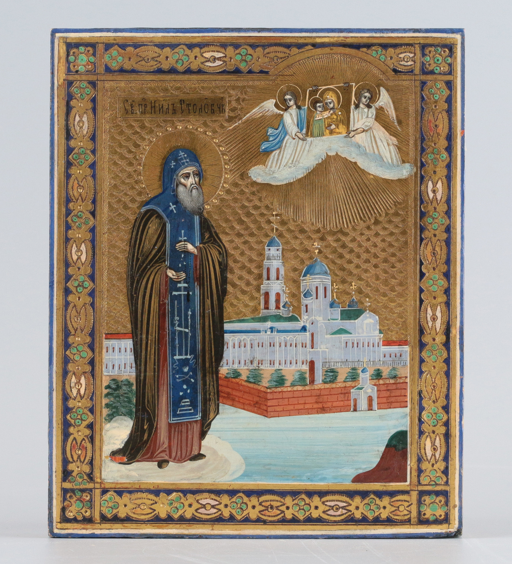 Икона Святой Нил Столобенский - фото - 2