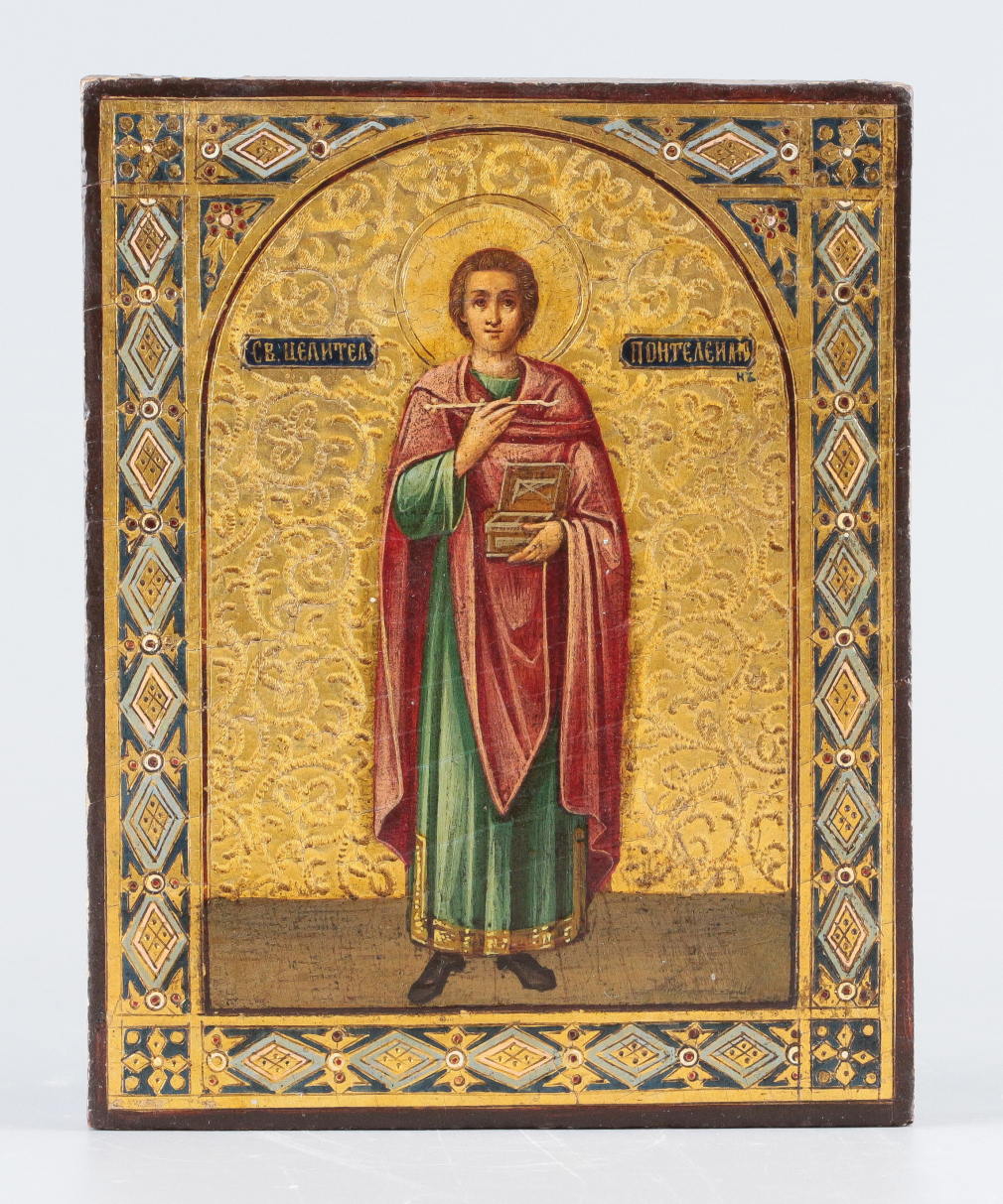 Икона Святой Пантелеимон Целитель - фото - 2