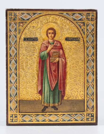 Икона Святой Пантелеимон Целитель - фото - 2